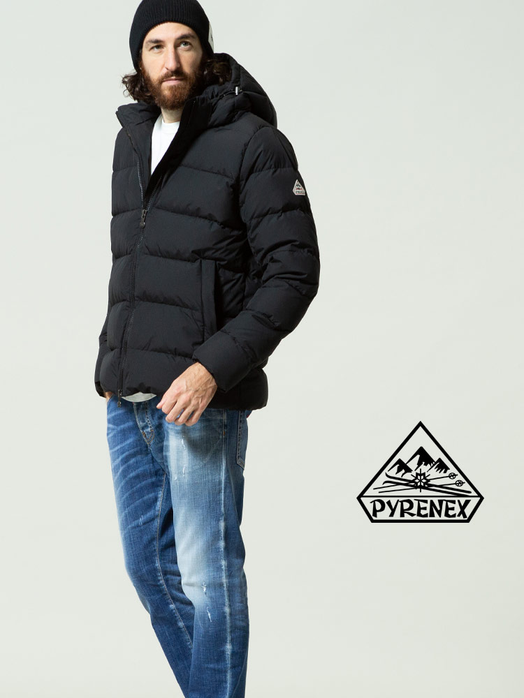 PYRENEX (ピレネックス) フード着脱 フルジップ ダウンジャケット
