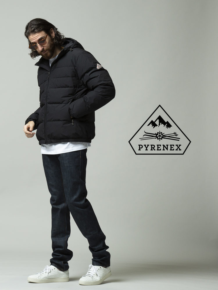 PYRENEX (ピレネックス) フード フルジップ ダウンジャケット DELANO
