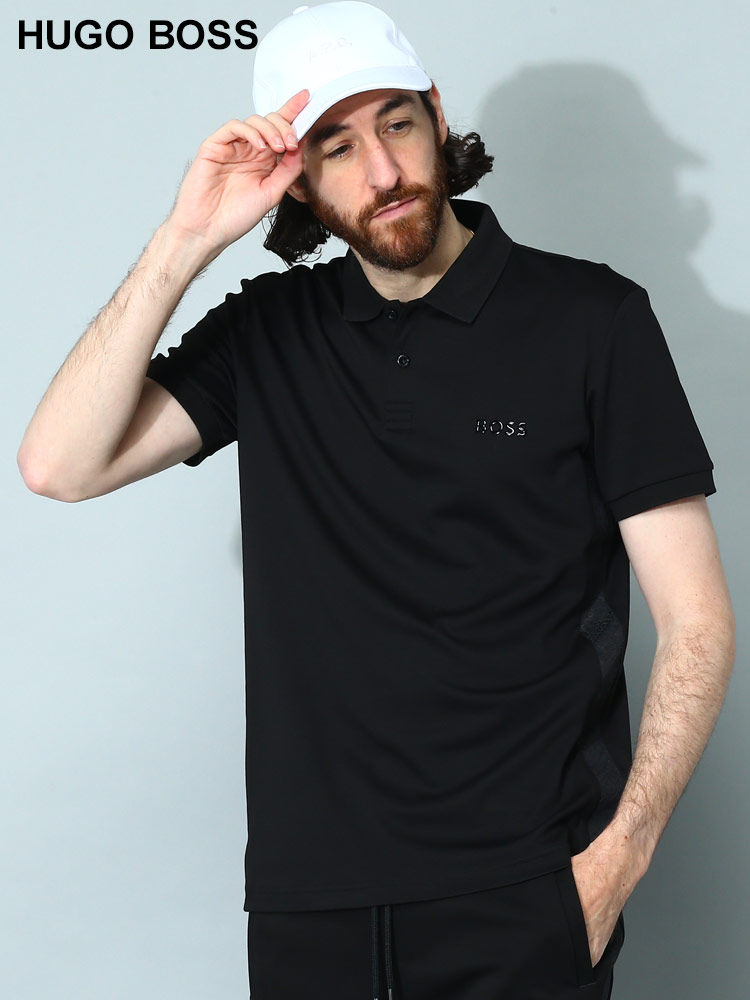 HUGO BOSS (ヒューゴボス) サイドロゴ 半袖 ポロシャツ HB50488295