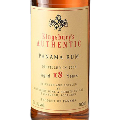 キングスバリー オーセンティック ラム パナマ 2006 18年 61.1% 700ml