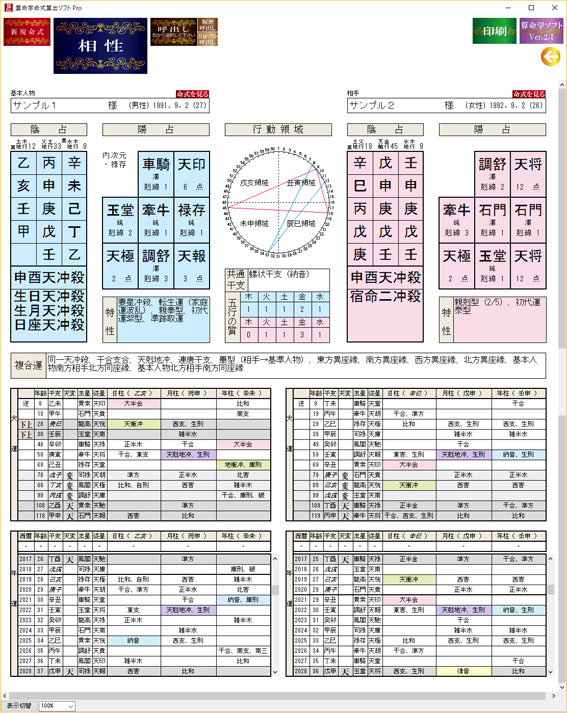 算命学命式算出ソフトLite | 株式会社さる山さる子