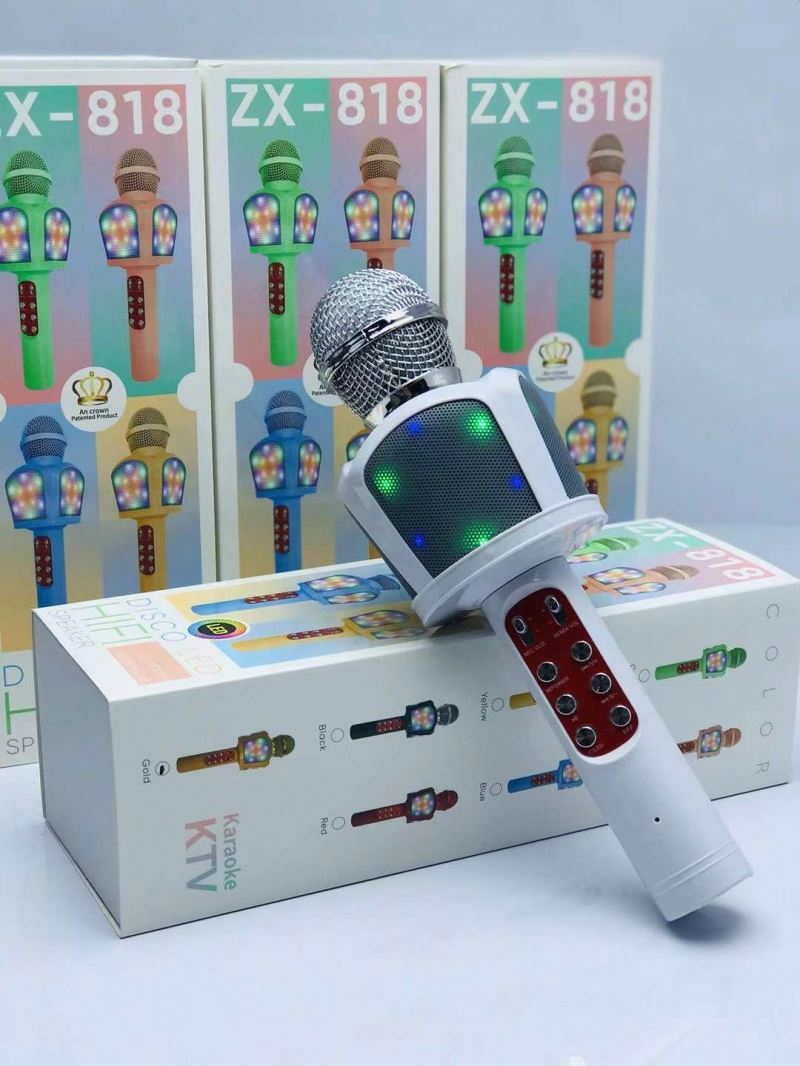ZX-818ワイヤレストゥースワイヤレスカラオケマイクスピーカーサポート