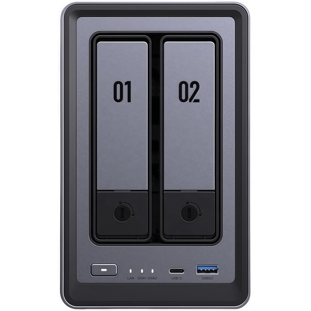 UGREEN NASyne DXP2800と8TB WD Red Plusセット UGREEN NASync DXP2800