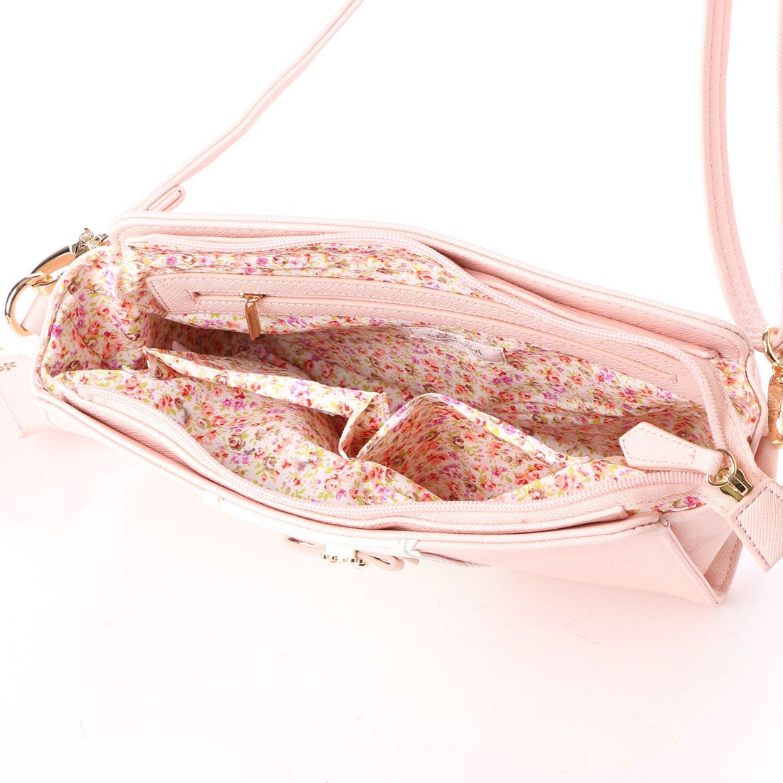 リズリサ LIZ LISA アネラ リボンブローチ付バイカラーショルダー