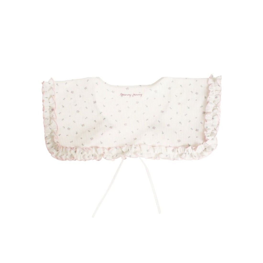 メリージェニー merry jenny flower waffleつけ襟 （ブルー