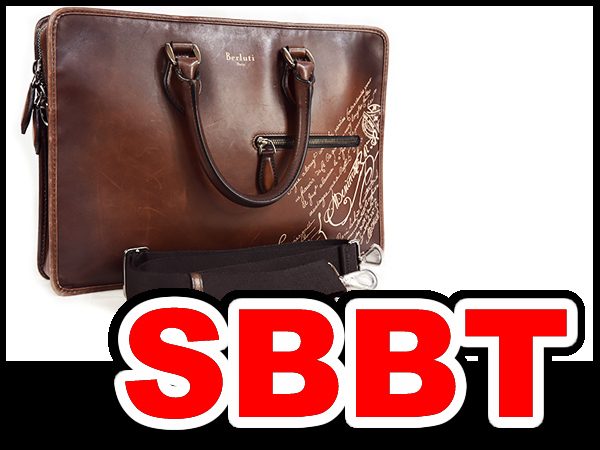 売切】ベルルッティ アンジュール ビジネスバッグ ランクA