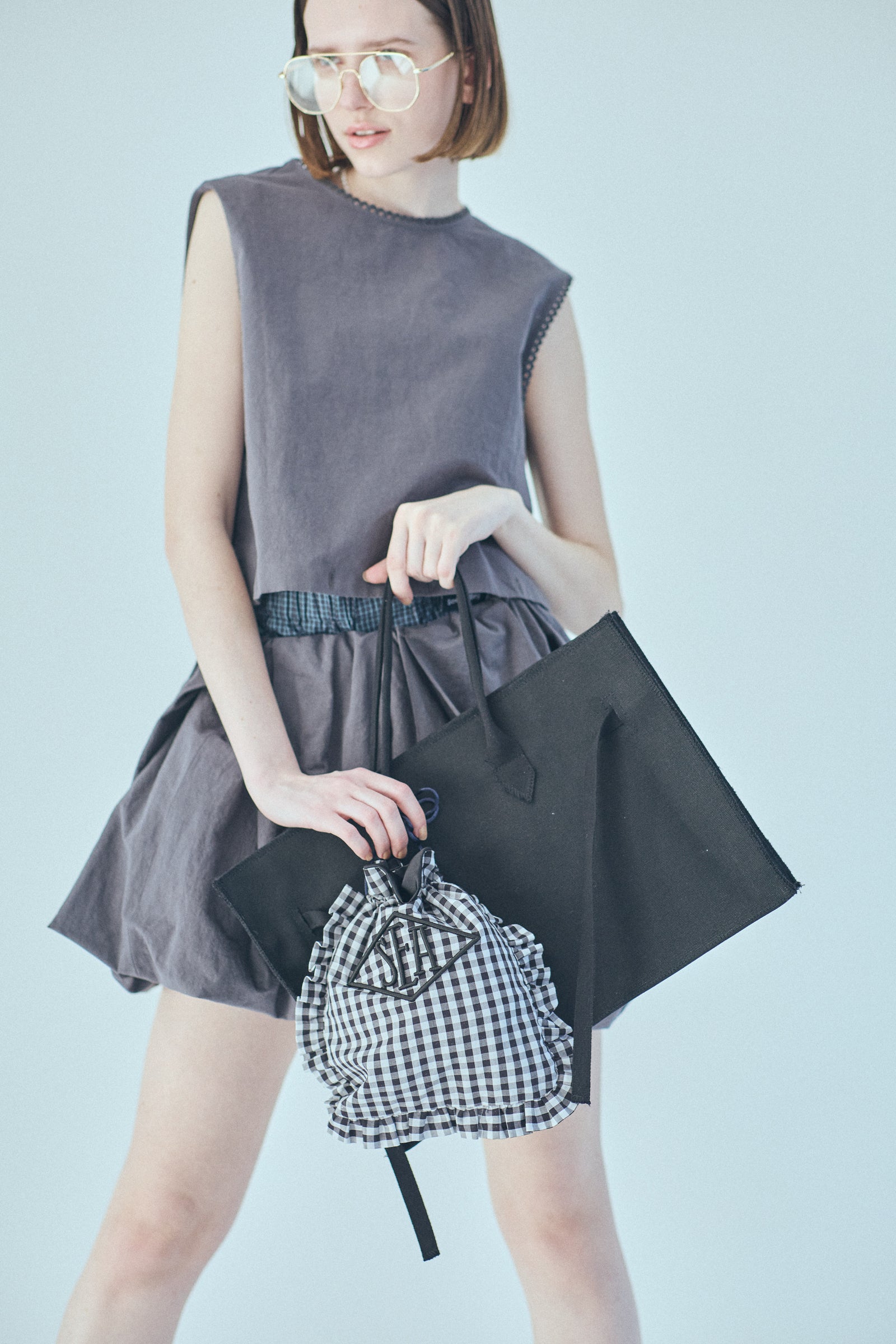 SEA REVERSIBLE SHOULDER BAG S