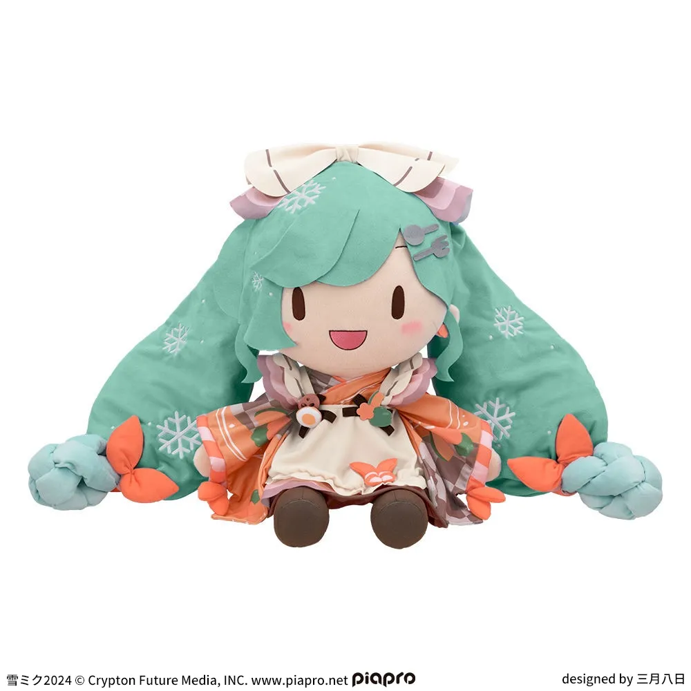 グッズ]雪ミク2024 ふわぷち どでかジャンボぬいぐるみ｜プライズ