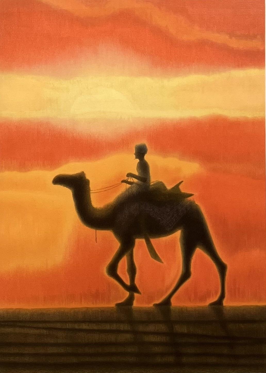 版画 「夕陽の砂漠」 | ｜正光画廊