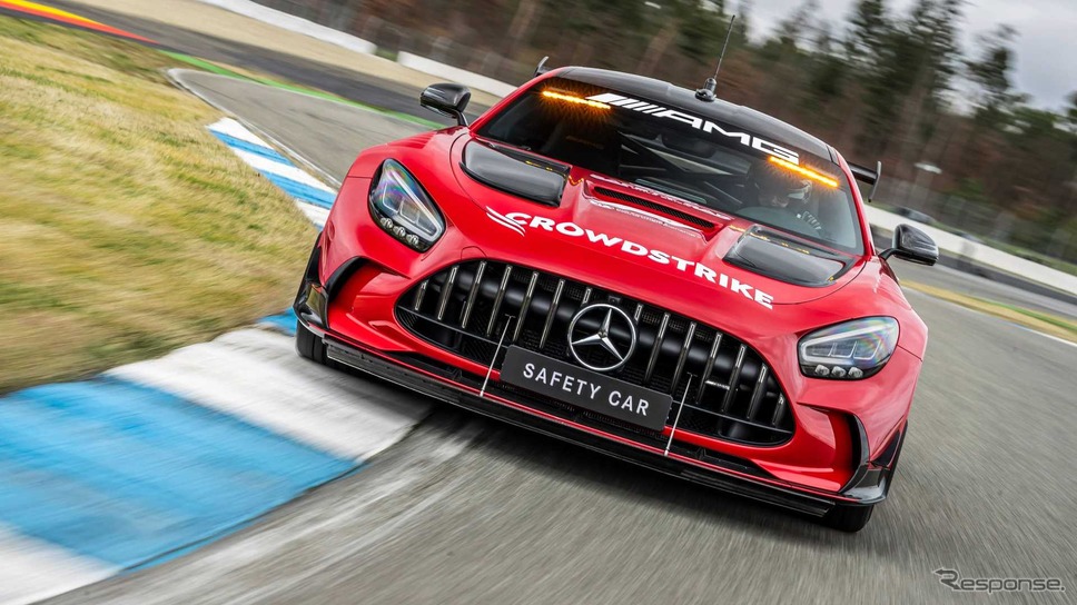 F1マシンを導くセーフティカーは730馬力、メルセデスAMG GT ブラック