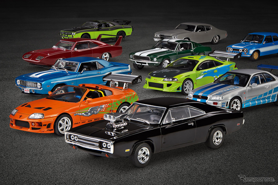 あのR34やチャージャーを再現、デアゴスティーニ『ワイルド・スピード