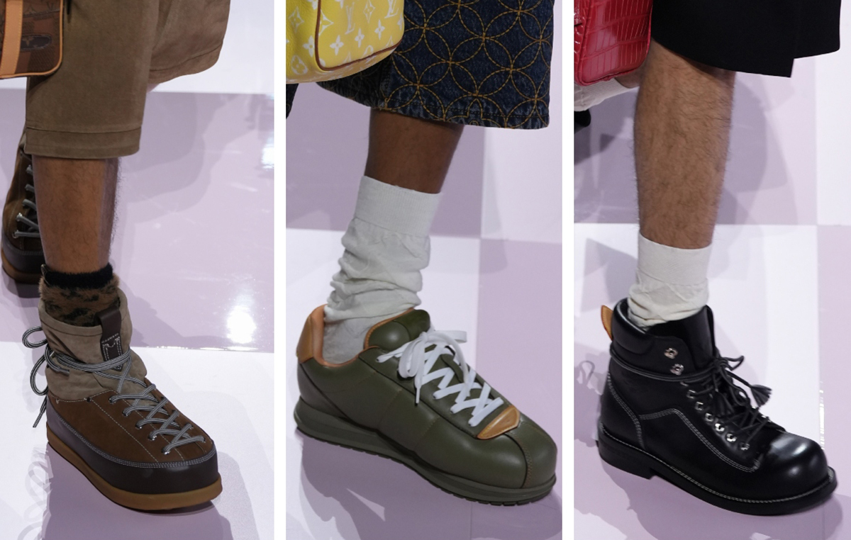 From Oversized Sneakers to New Yeti Boots, Bulky Shoes Dominated