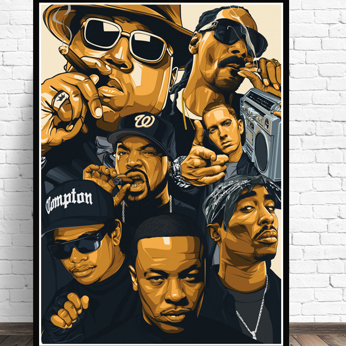 ヒップホップ 2PAC レジェンド スター ポスターとプリント ラッパー