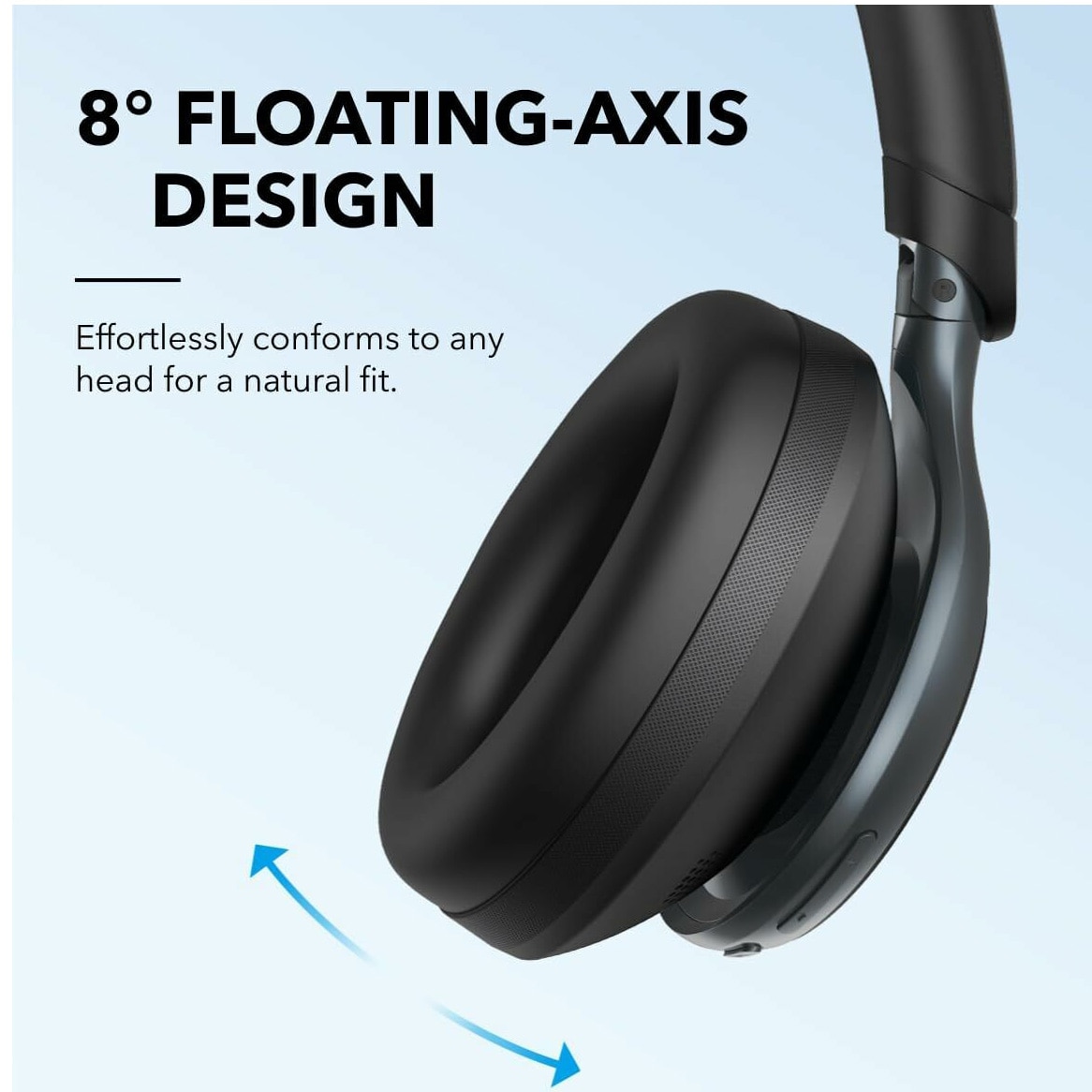 Casti wireless Over-Ear Anker Soundcore Space One, Adaptive Active