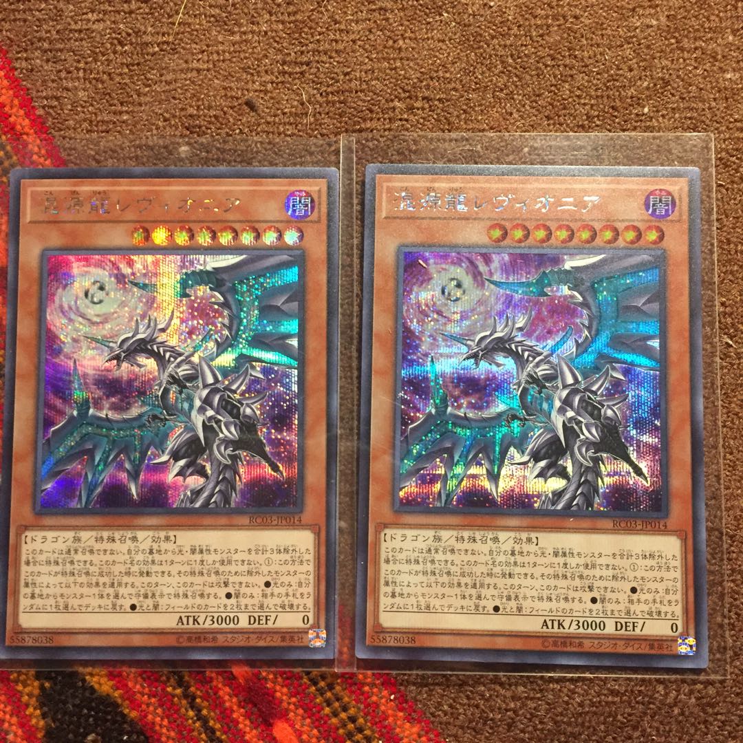 遊戯王OCG 混源龍レヴィオニア シク2枚 絵違い美品 2枚の通販 こーじ