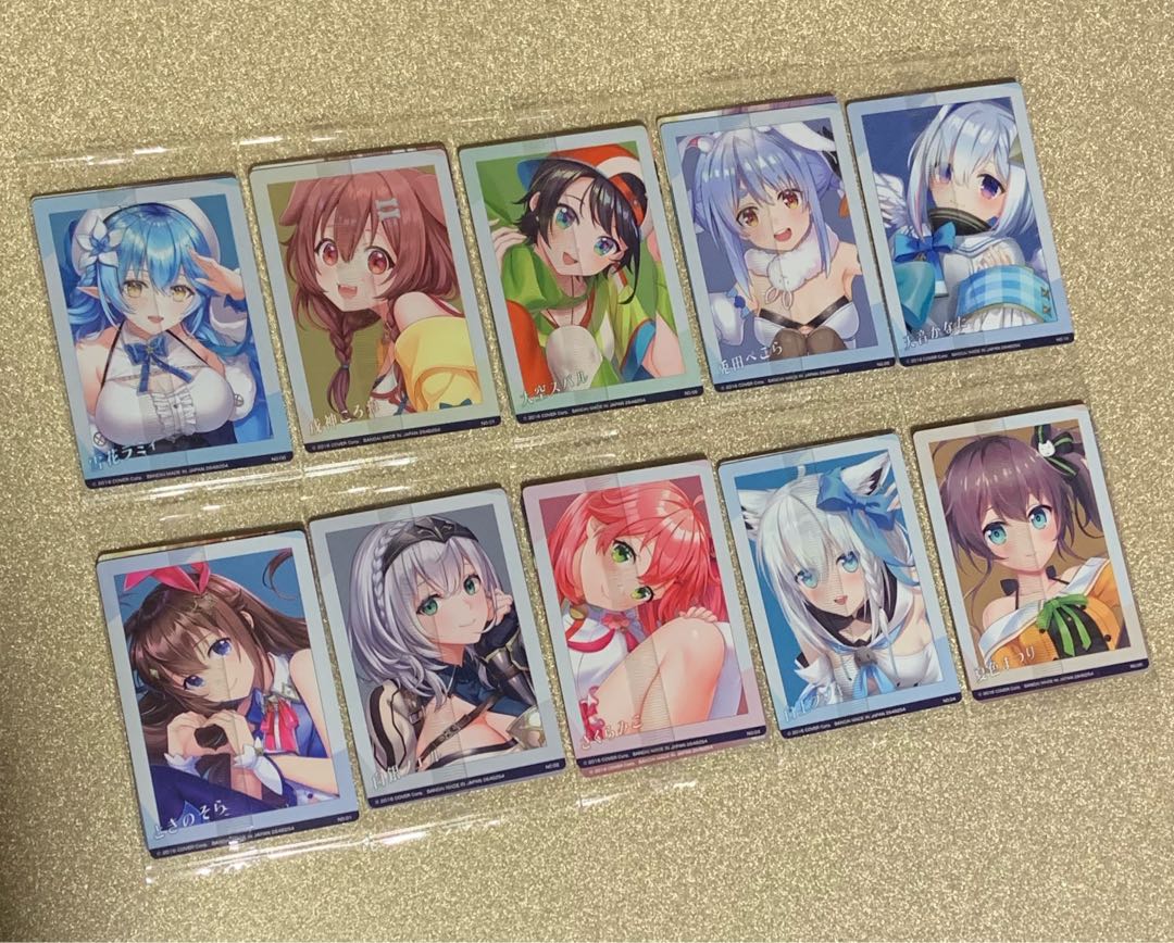 新品】ホロライブ ERROR ウエハース メタリックプラカード 全種類