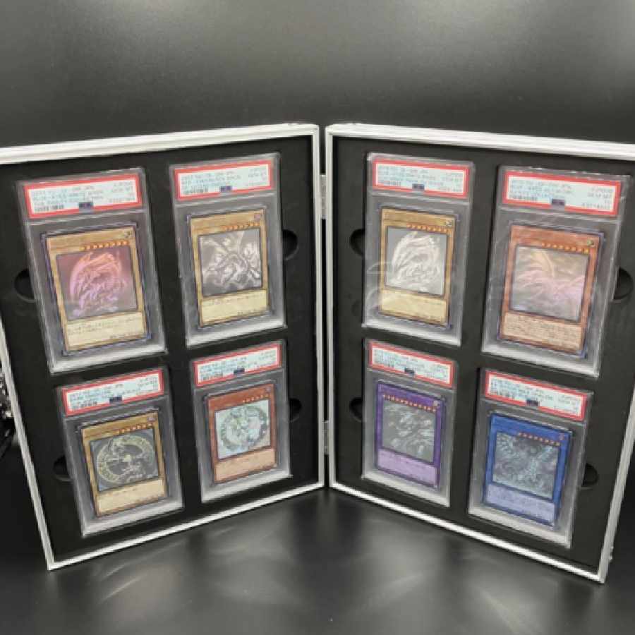 PSA10 遊戯王 ホログラフィックレア 8枚セット リホルダー済み ケース