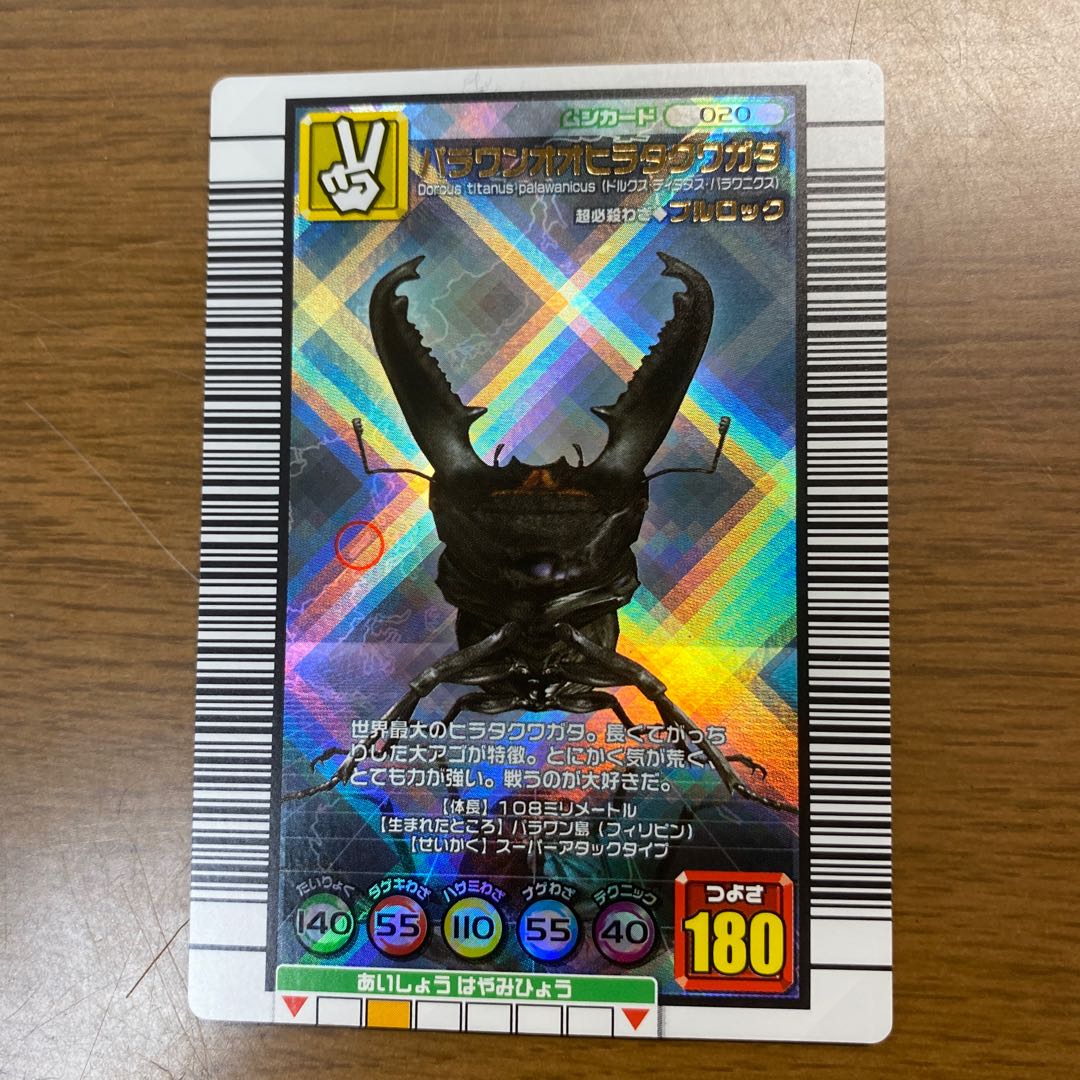 ムシキング パラワンオオヒラタクワガタ2005 1枚の通販 Lion