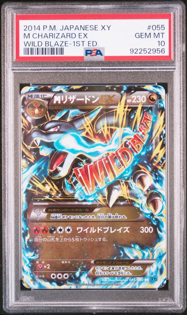 MリザードンEX PSA10 XY2 ワイルドブレイズ 1枚の通販 ゆん（864529950