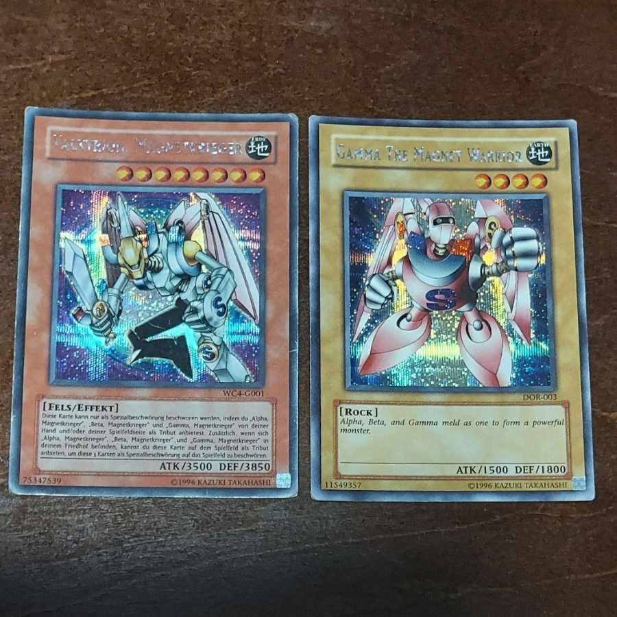 遊戯王 磁石の戦士マグネット・バルキリオン、磁石の戦士γ 英語版