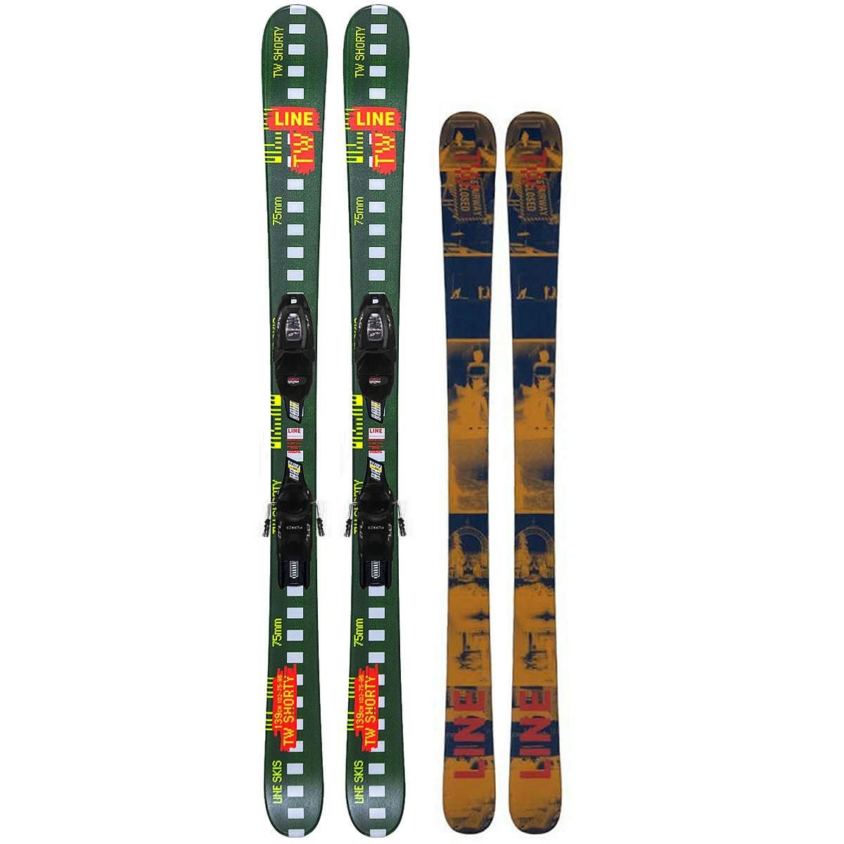 LINE スキー板 ジュニア 2026 WALLISCH SHORTY + マーカー FDT 調整式