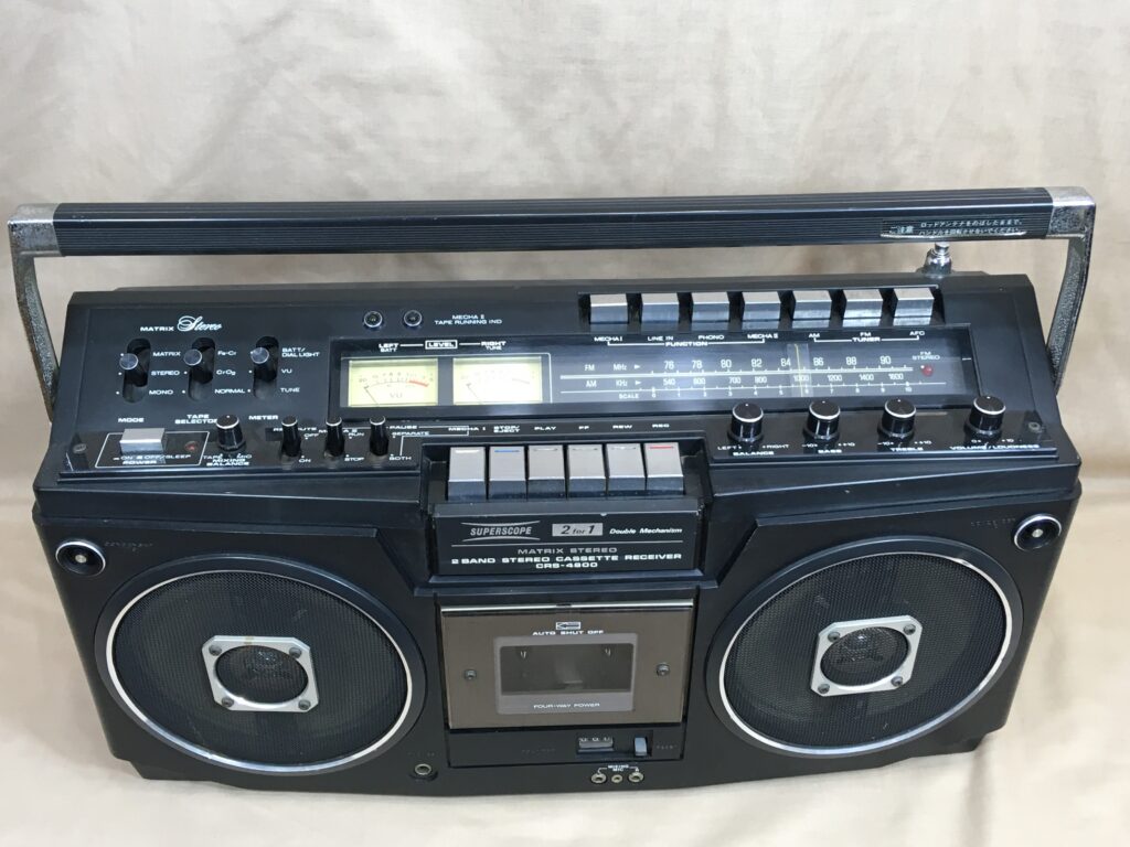 スーパースコープ CRS-4800 – ダブルカセットの先駆けか | 【昭和