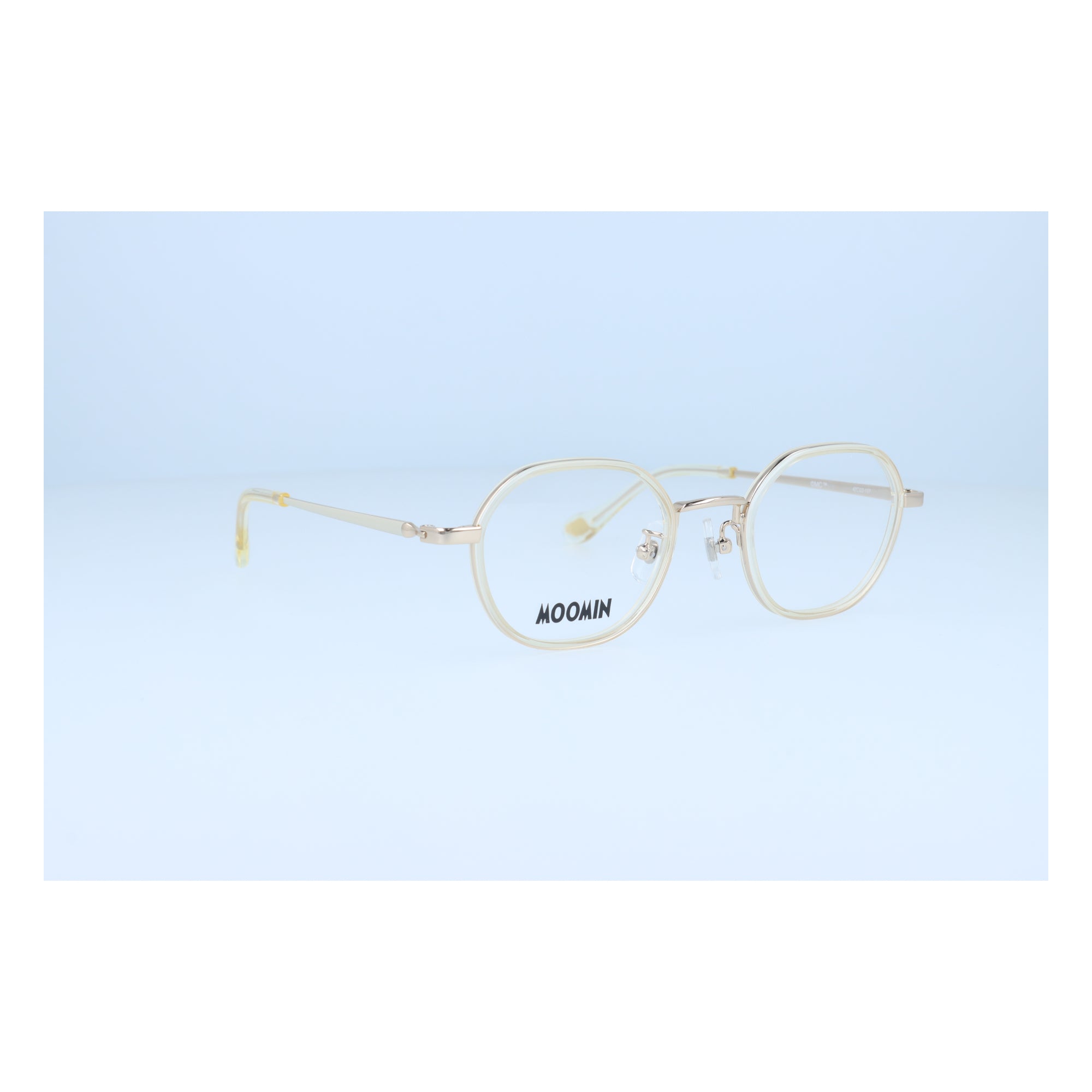 メガネフレーム （スノークのおじょうさん）MU007-3/YE 47＜取り寄せ品