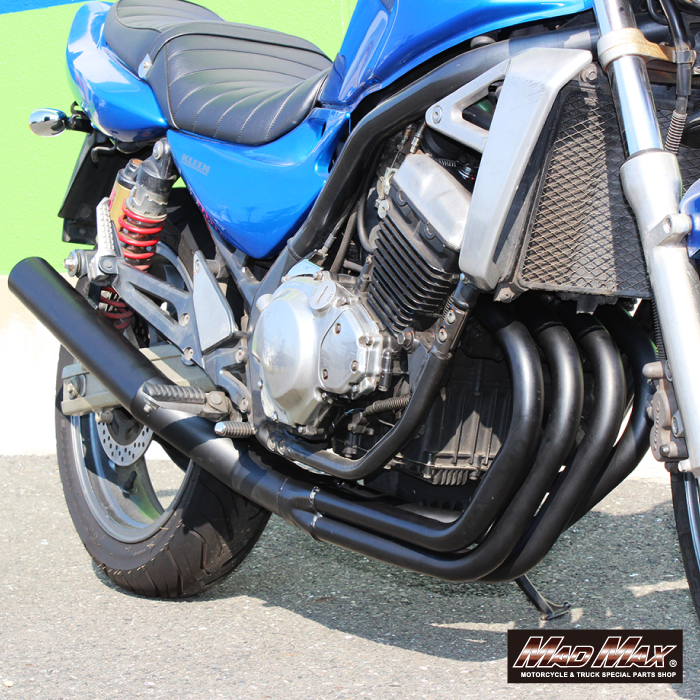 MADMAX製 ショート管マフラー バリオスII ブラック [株式会社マッド