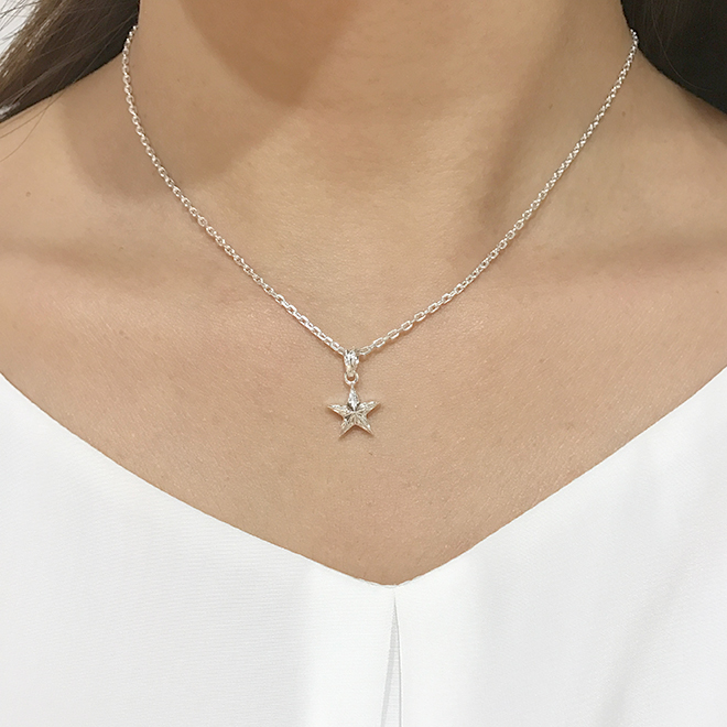 ハワイアンジュエリー/K14YG/アングルスターペンダント | ハワイアン