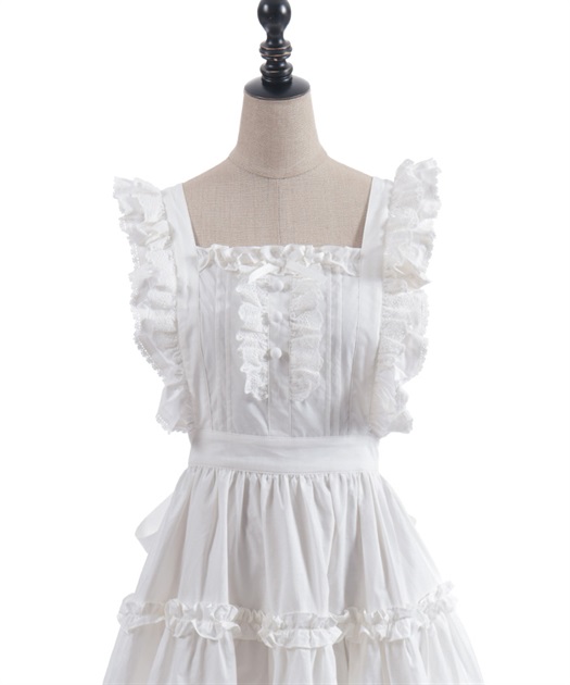 コットンフリルエプロン | Chalmiere | axes femme onlineshop