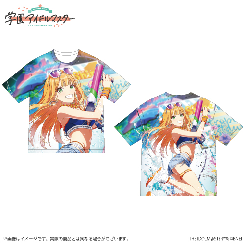 学園アイドルマスター 公式フルグラフィックTシャツ「キミとセミブルー