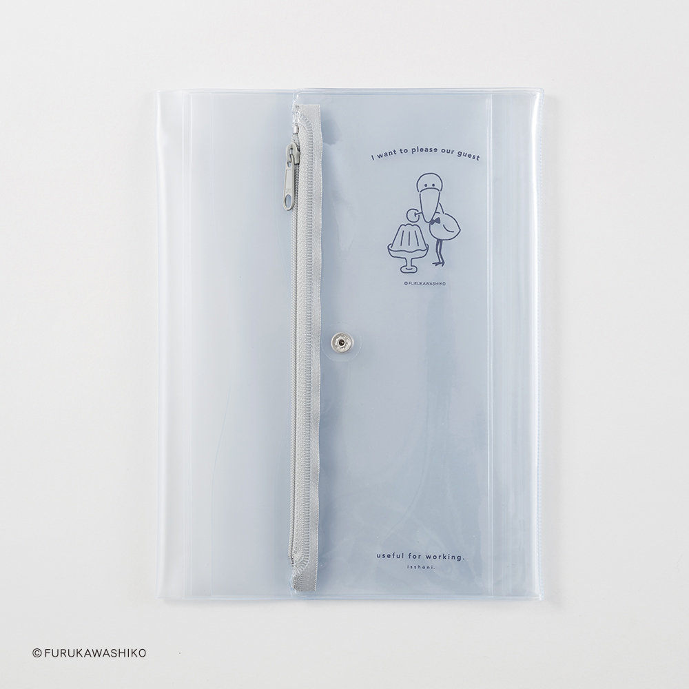 isshoni.ケース付ノートカバー A5 古川紙工 ハシビロコウ N6041 | 2026