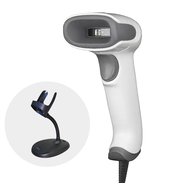 1470g 高性能QRコードリーダー USB（スタンドセット：白）| Welstore