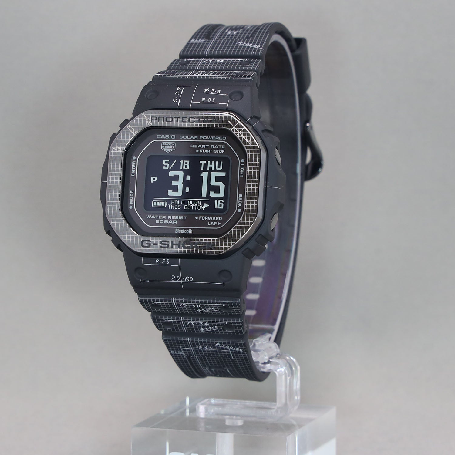 Gショック】G-SQUAD / メタルベゼル / ハートレートモニター / DW