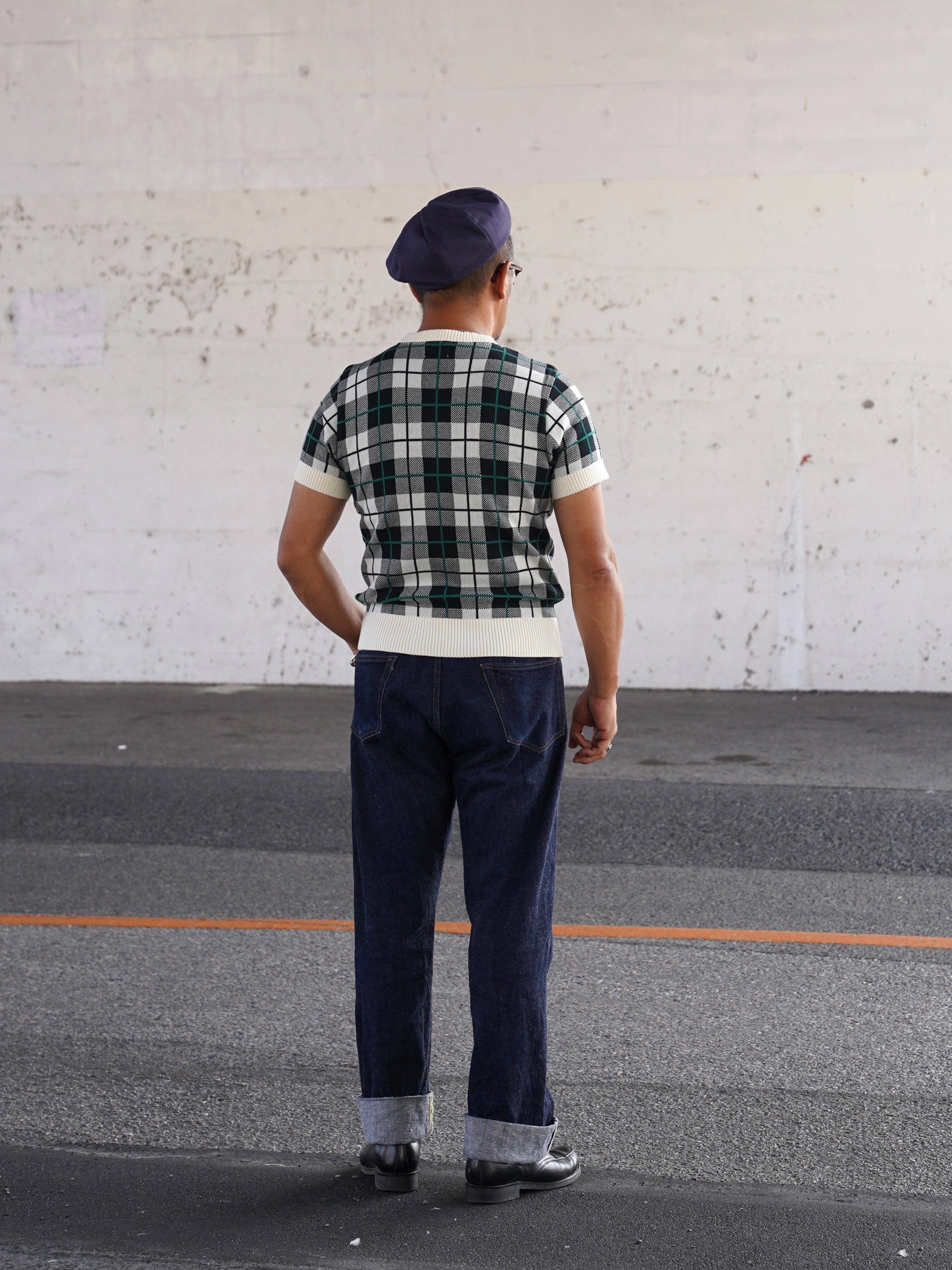 1940s Summer Knit / Check Pattern｜商品ページ – The GROOVIN HIGH