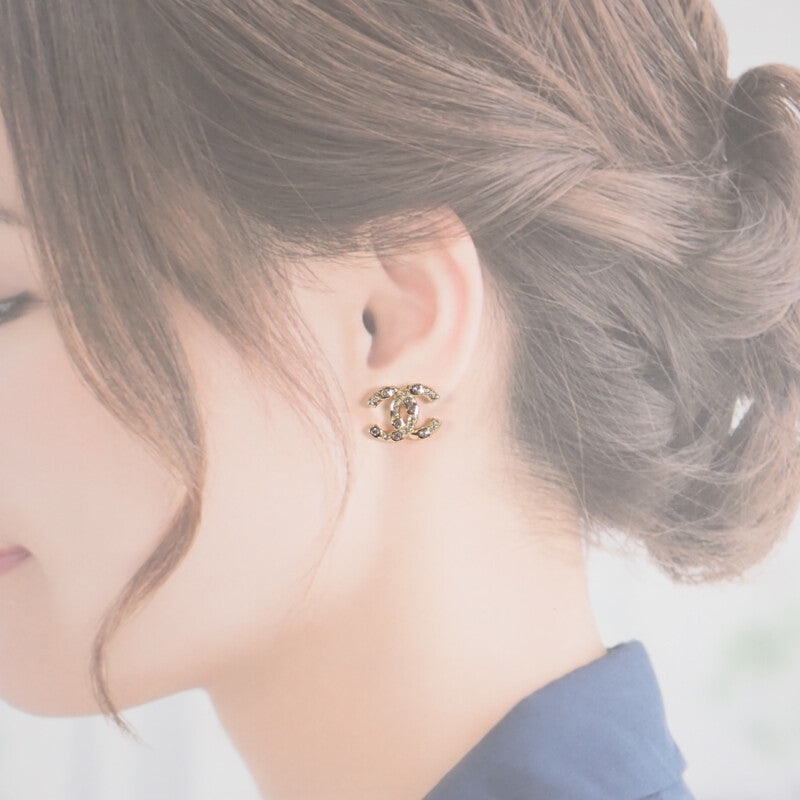 シャネル CHANEL ココマーク ABD310_B16658 ピアス メタル クリスタル