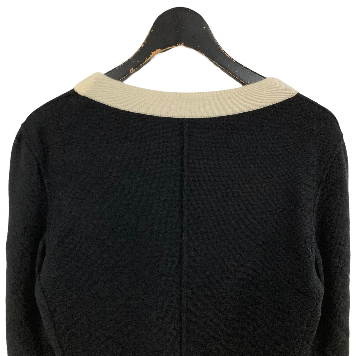 CHANEL(シャネル) ニットワンピース ブラック サイズ 38｜【公式