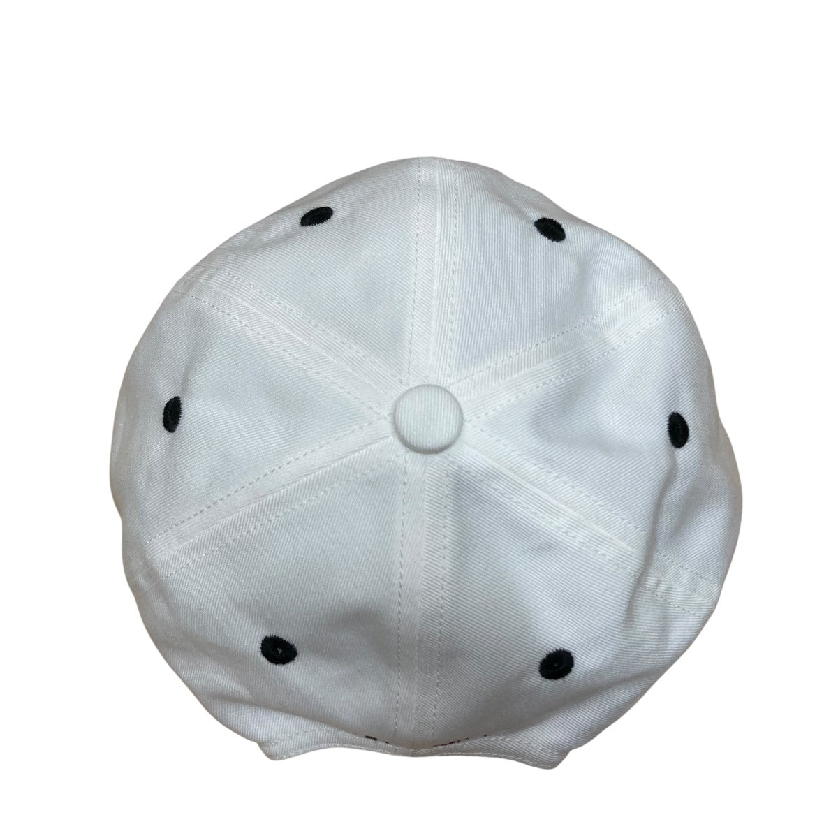 sacai×WTAPS ロゴキャップ 25-0933S ホワイト×ブラック サイズ