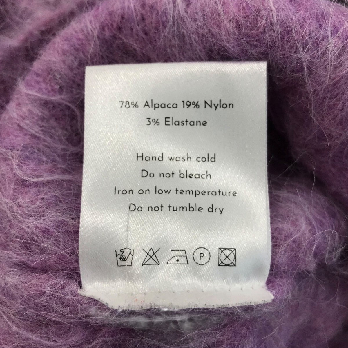 Sefr(セファ) 「Haru」モヘアニット パープル サイズ M｜【公式