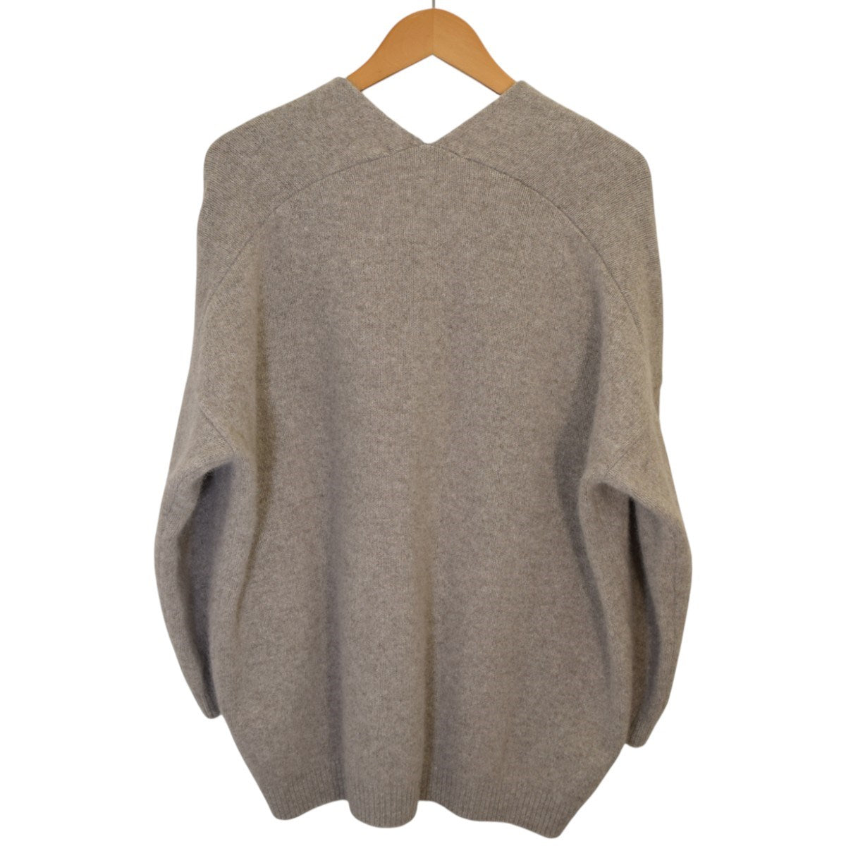 evam eva(エヴァムエヴァ) wool fox short robeニットカーディガン