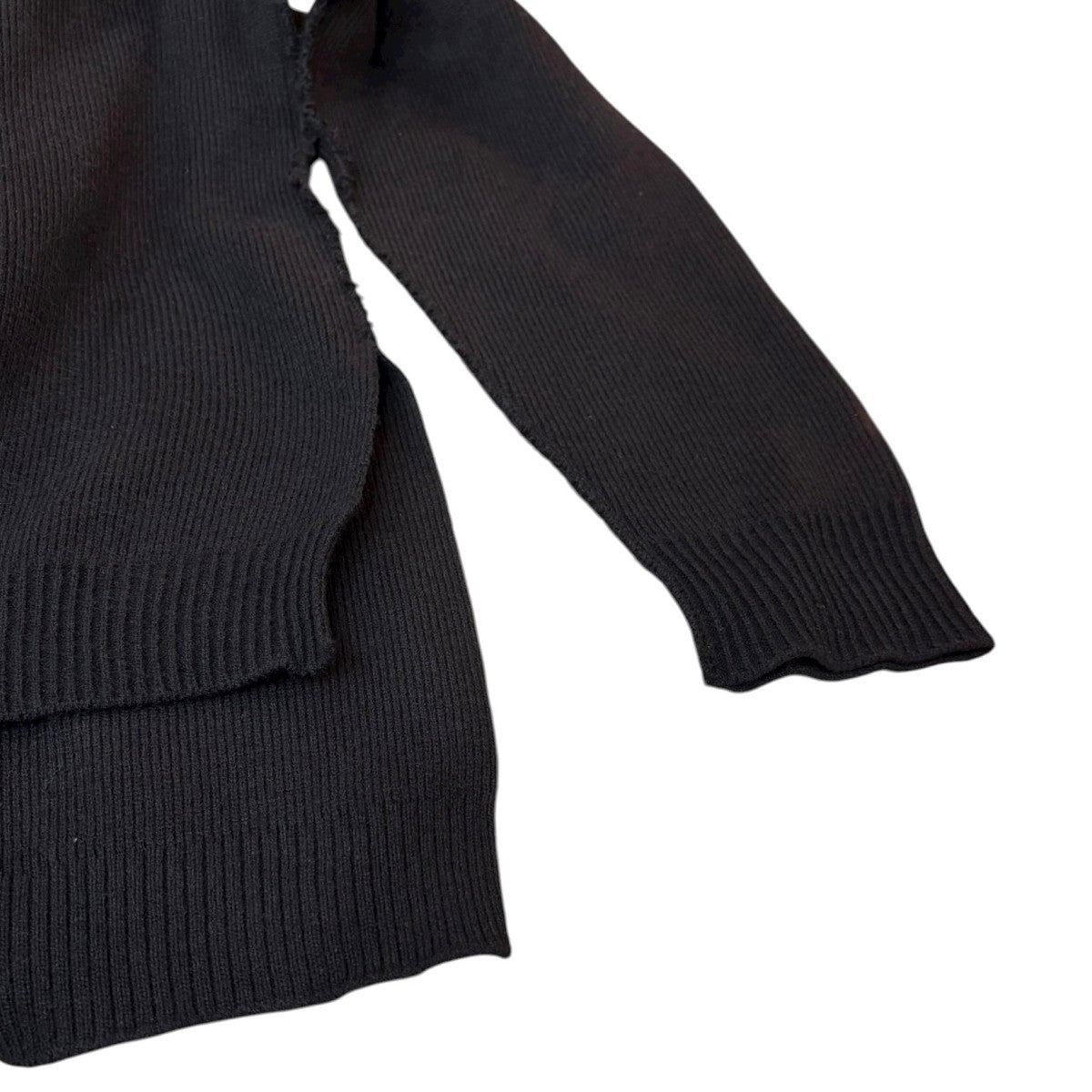 CDG(シーディージー) OUTSIDE SEAM LONG BACK PULLOVER ブラック