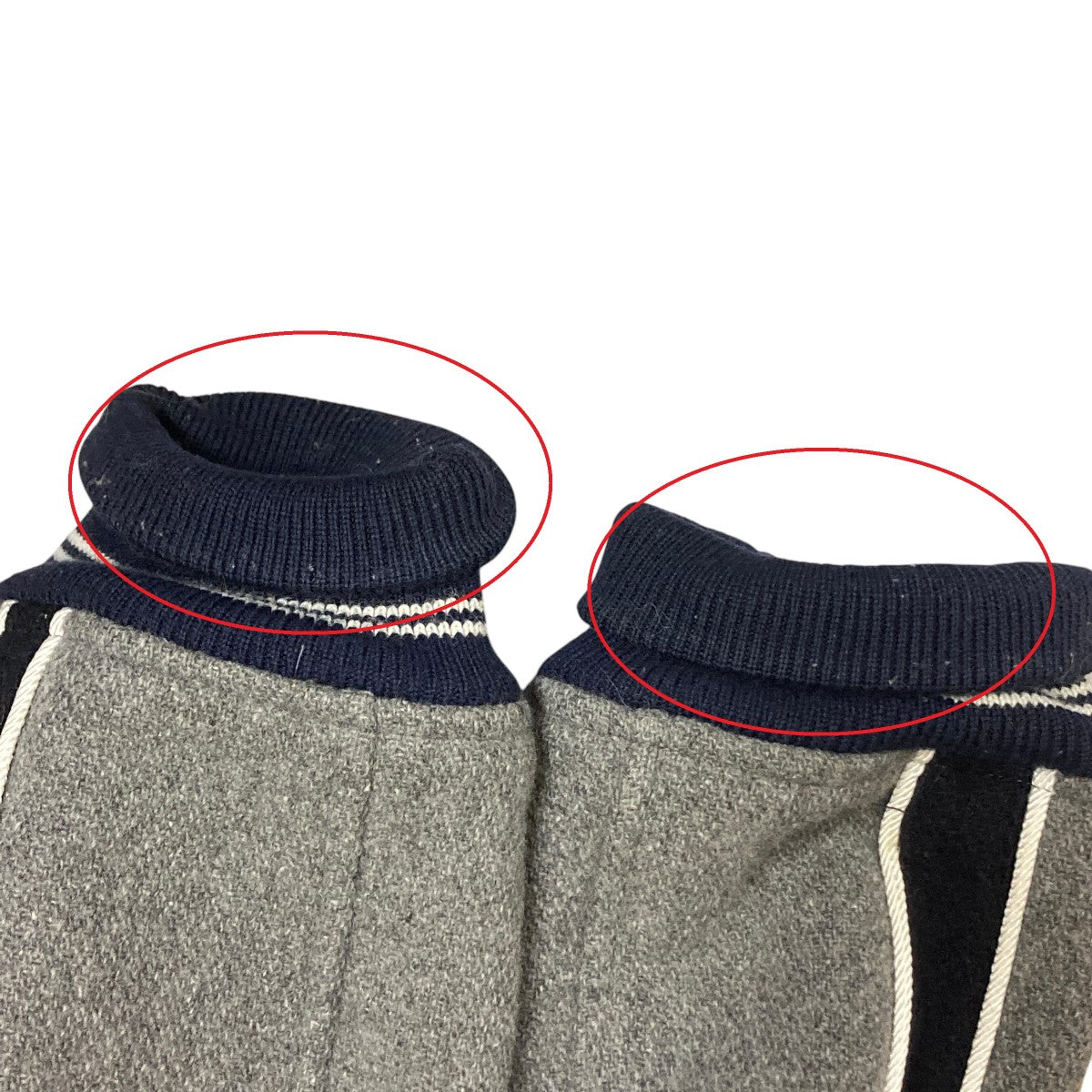 HUMAN MADE(ヒューマンメード) VARSITYロゴ刺しゅうスタジャン グレー