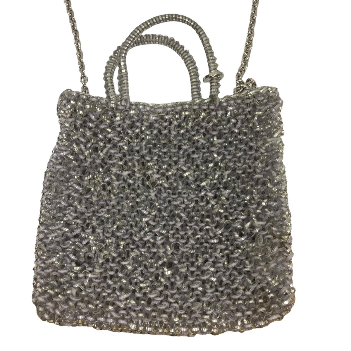 ANTEPRIMA(アンテプリマ) チェーンショルダーバッグ パープル×シルバー