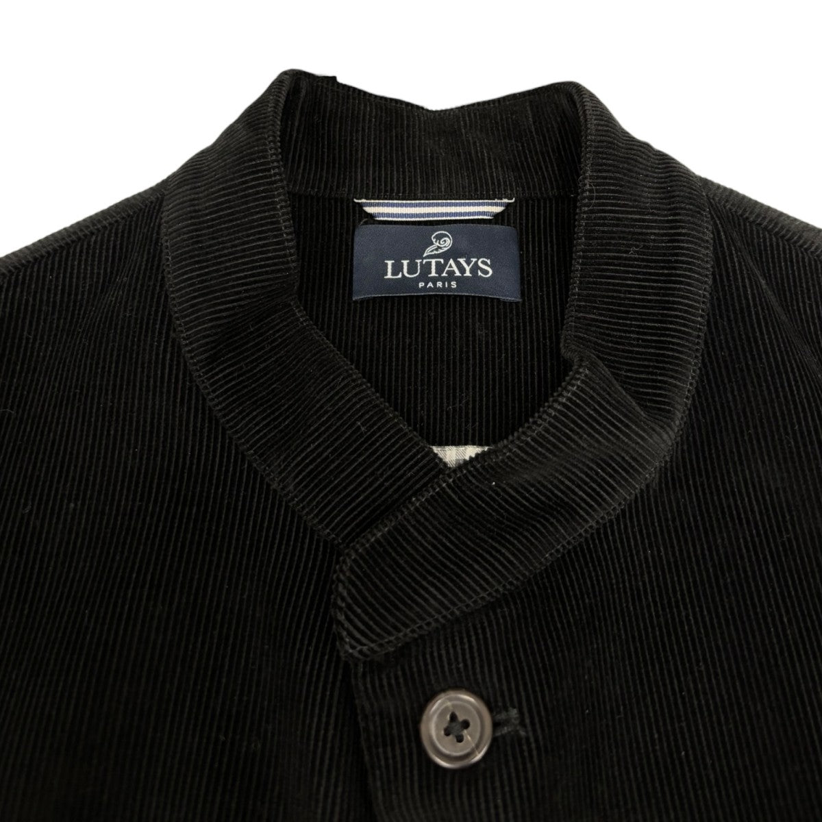 LUTAYS(リュテス) VALMONT CORDUROYベスト ブラック サイズ 40｜【公式
