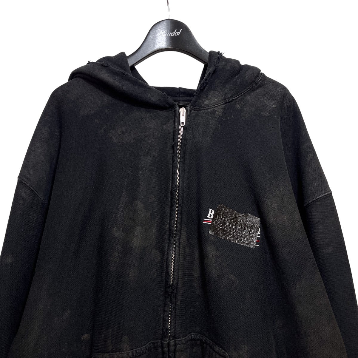BALENCIAGA(バレンシアガ) キャンペーンロゴダメージ加工ジップアップ