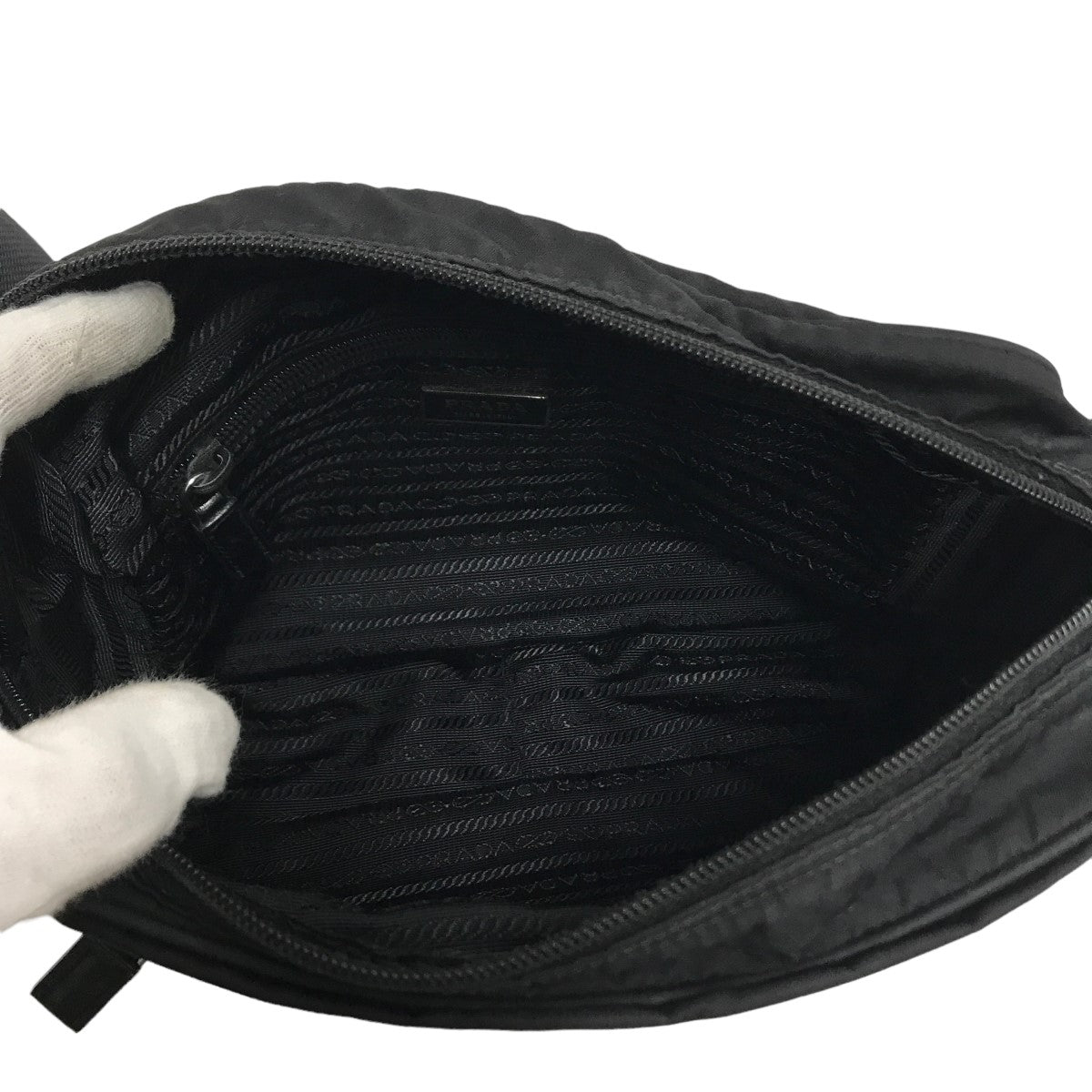 PRADA(プラダ) ロゴプレート ナイロンショルダーバッグ BT0167 BT0167