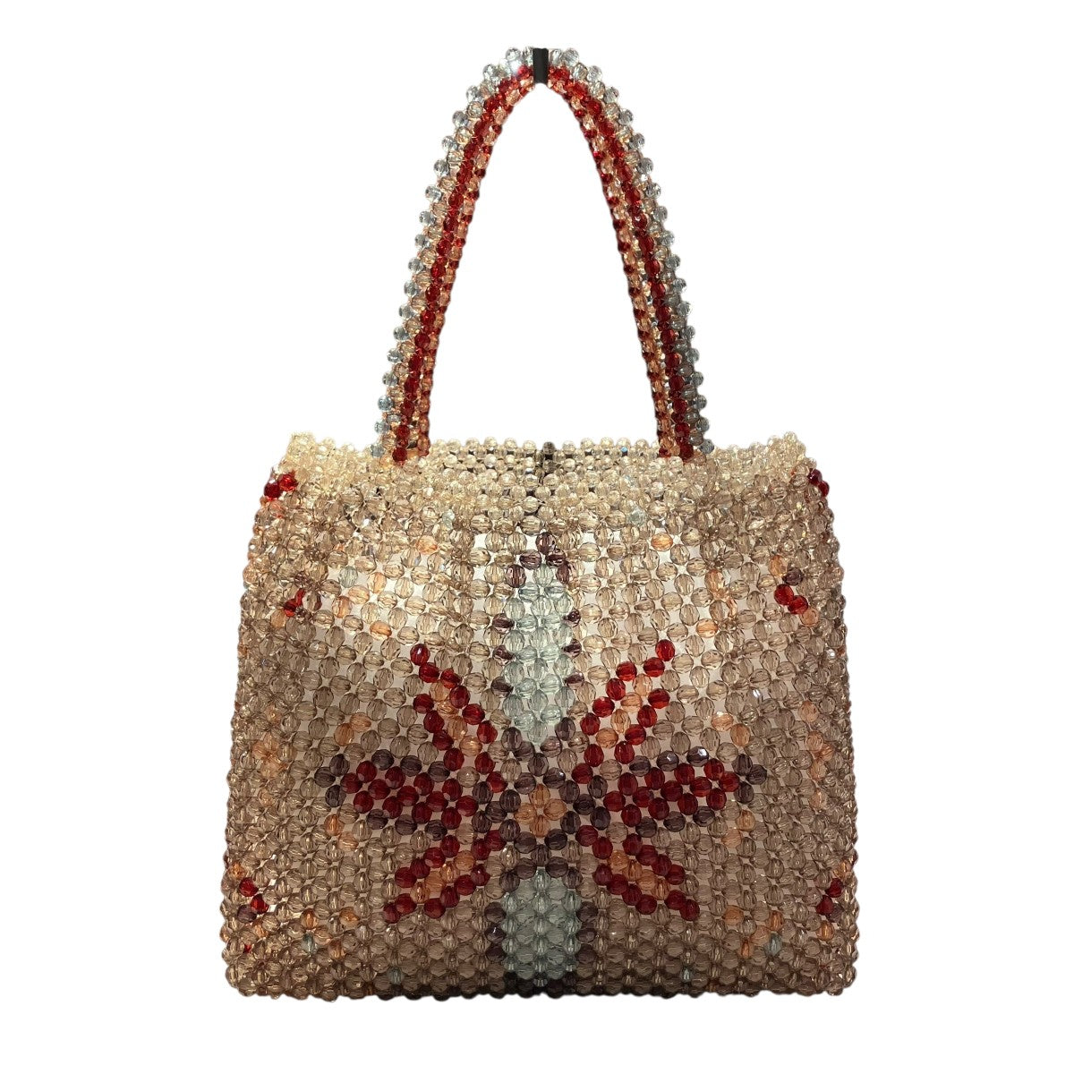 ANTEPRIMA(アンテプリマ) フラワー柄ビーズバッグハンドバッグ サイズ