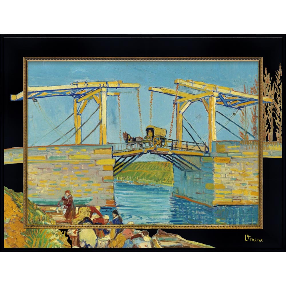 楽天市場】LLサイズ「アルルの跳ね橋」ゴッホ(世界の名画［絵画通販