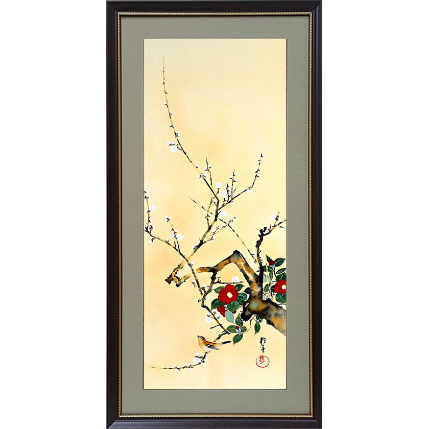 楽天市場】酒井抱一 「十二か月花鳥図」 額装12点セット : 光ネット