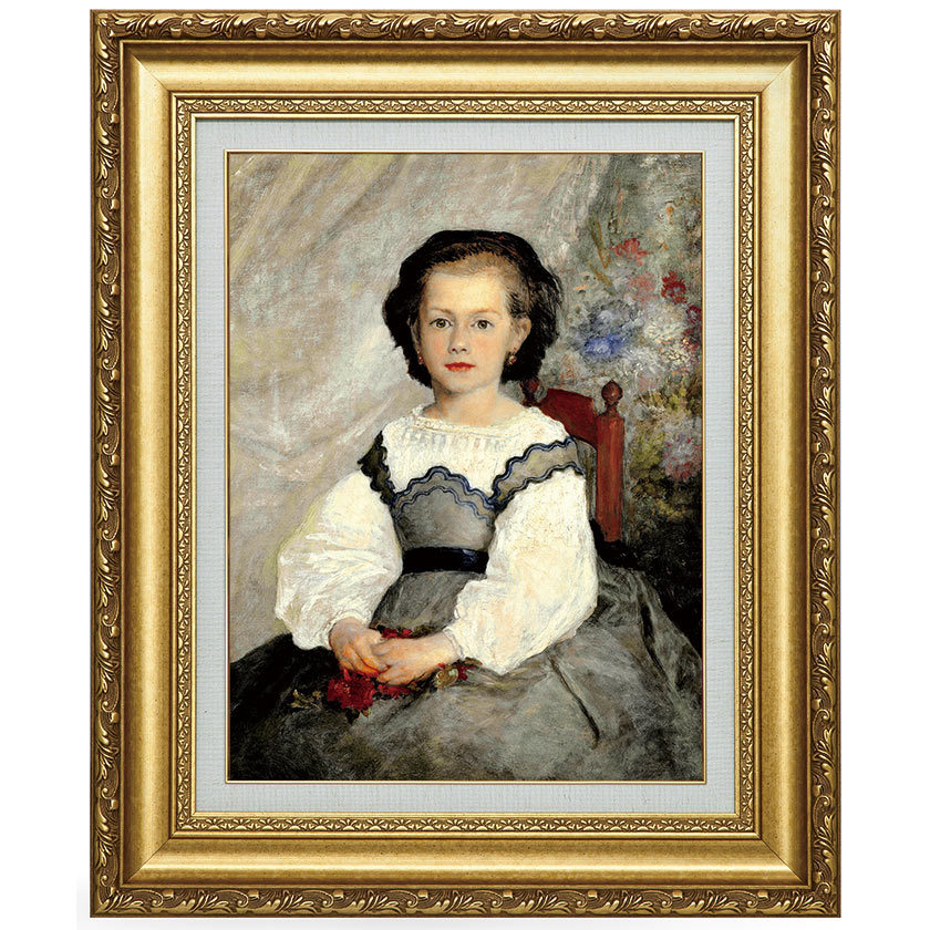 楽天市場】【受注生産品】 ルノワール【花持つ少女】［ac-707b］世界の